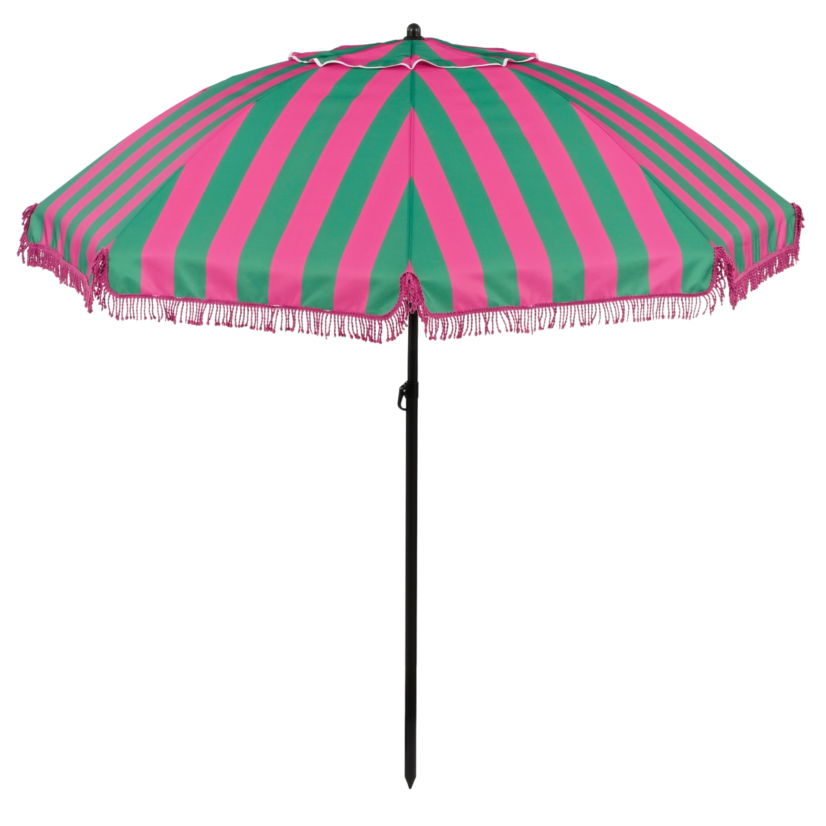 Osborn Parasol Groen Met Strepen H238 Diameter 220 cm