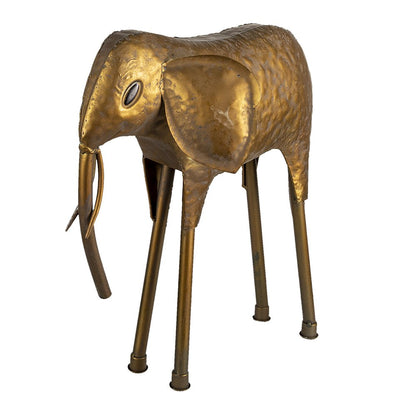 Figurine Elephant 50x16x50 cm Copper Coloured Metal Home Decor