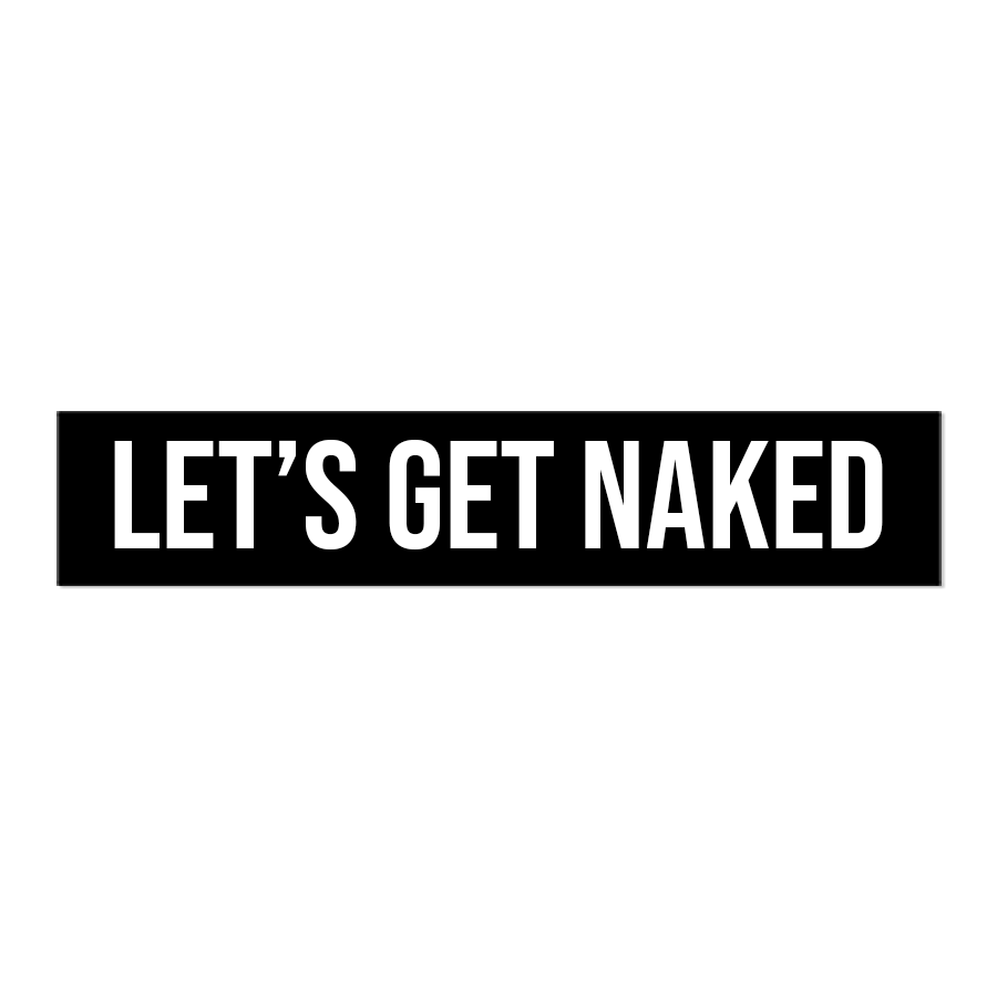 Muurrechthoek let's get naked