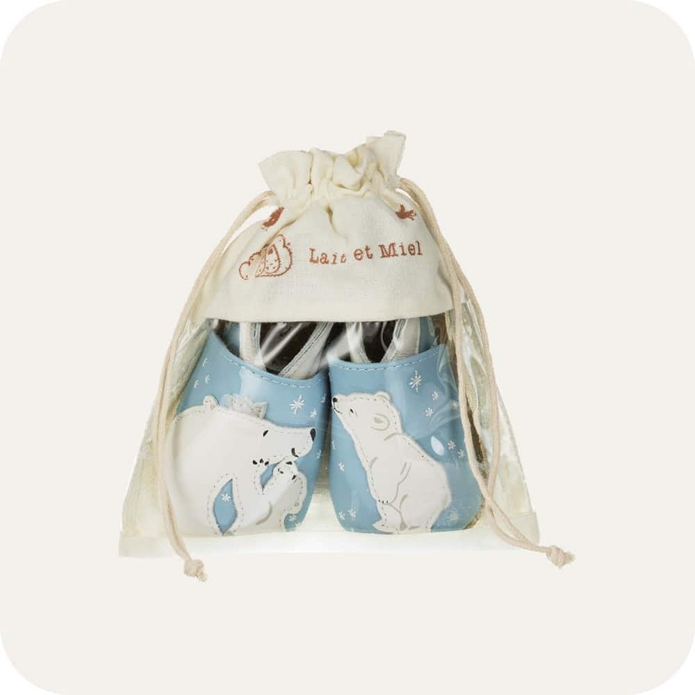 Babyslofjes leer berenknuffel
