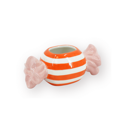 Bloempot 21x9,5x9,5 cm oranje roze