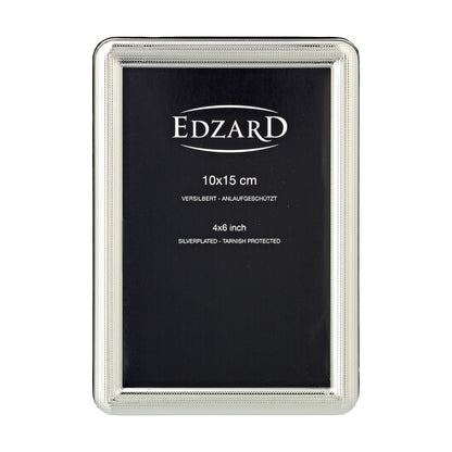 Fotolijst 10x15 cm staal zilver