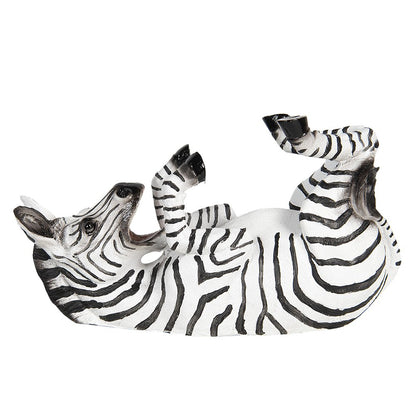 Wijnrek Zebra 32x12x18 cm Zwart Kunststof Flessenrek