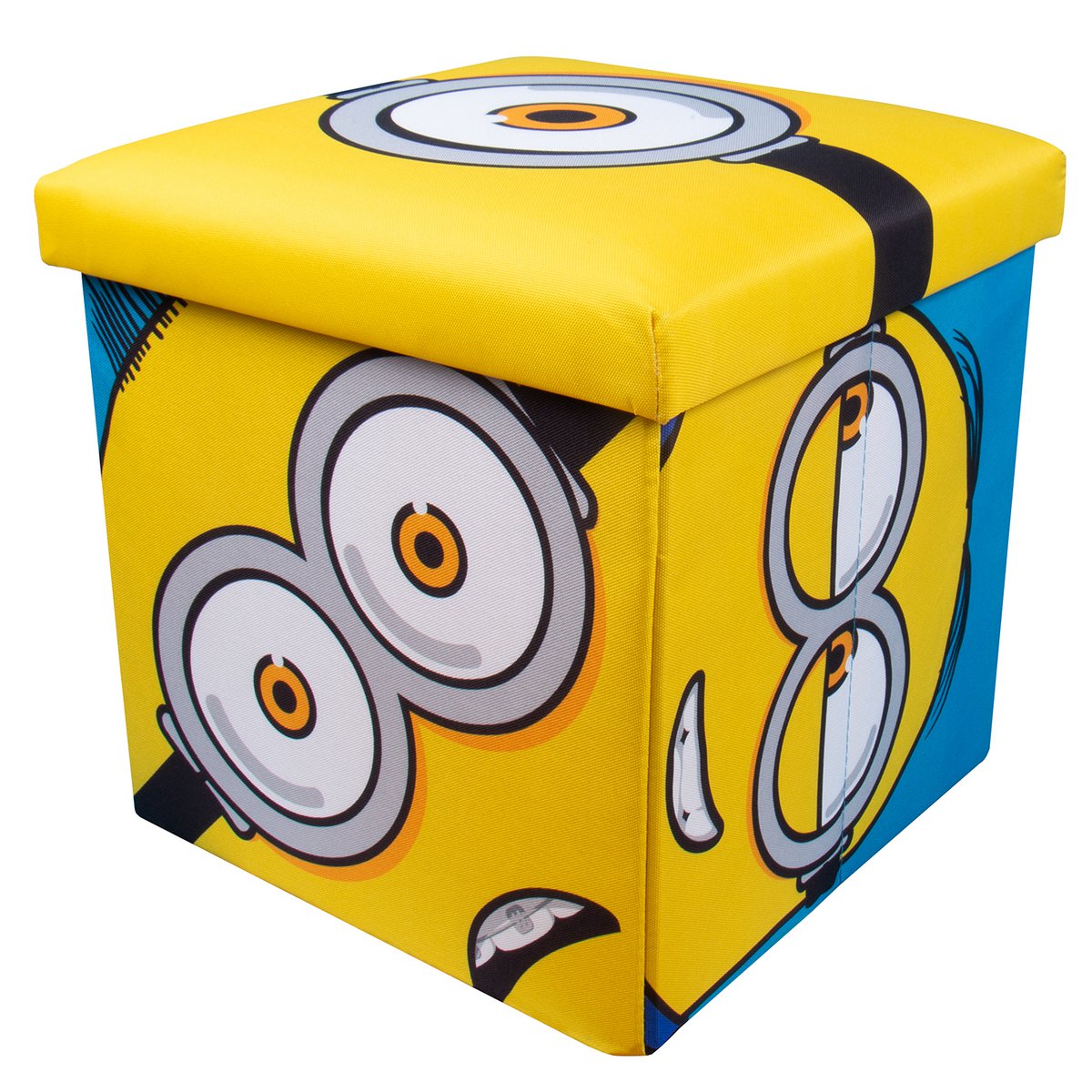 Minions klankkast met opbergruimte en speaker geel