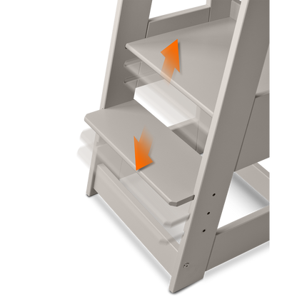 tiSsi® Learning Tower FELIX beech STORMY GREY