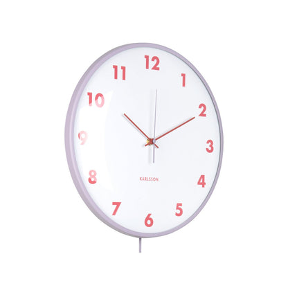 Wandklok Karlsson Brutale Dome Slinger Ø30 cm