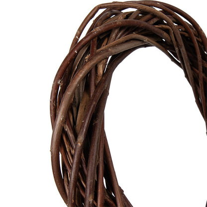 Decoratiekrans rotan Ø 30x6 cm bruin