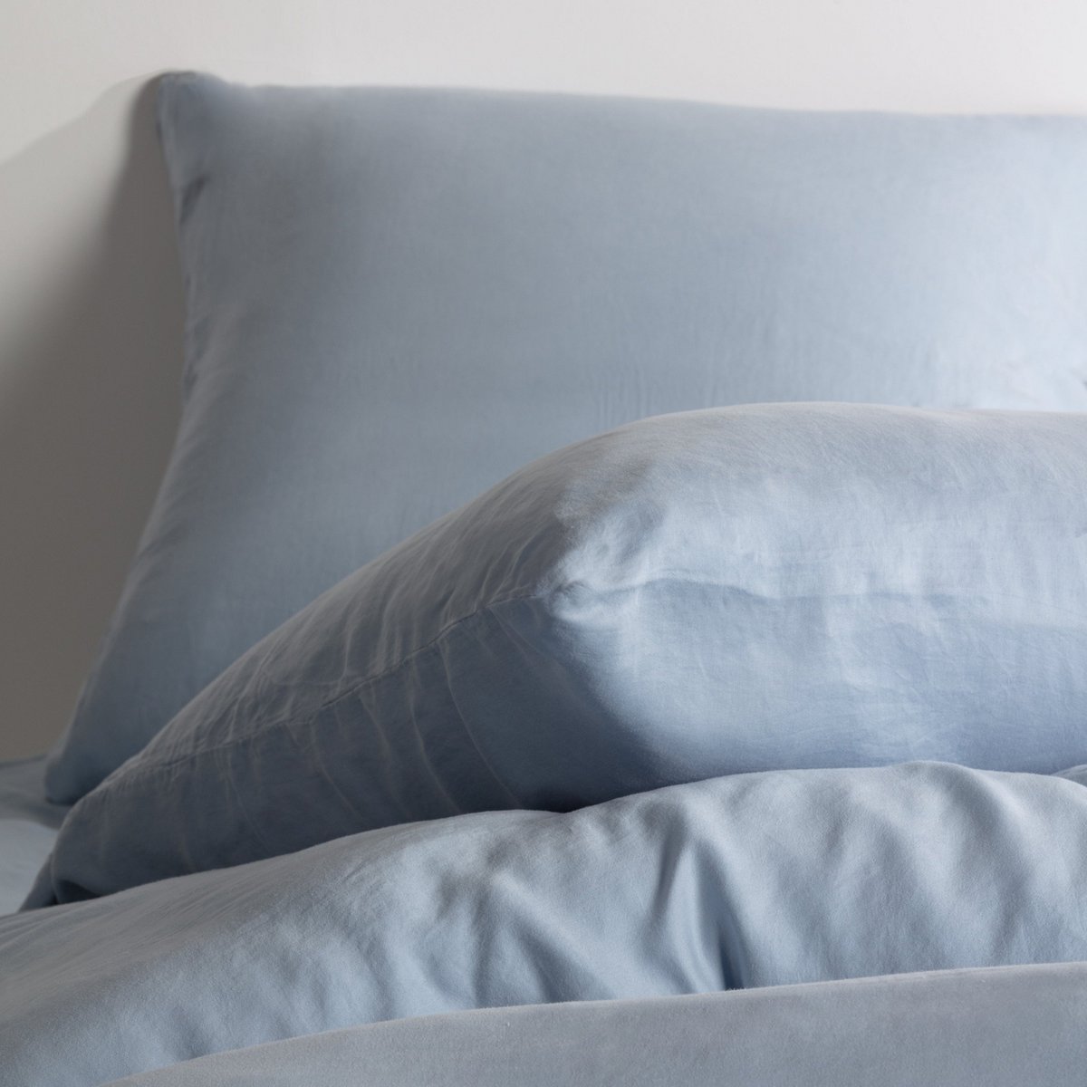 Dekbedovertrekset Tencel satijn Sky Blue