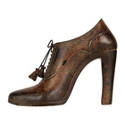 Decoratiebeeld schoen 21x7x17 cm bruin kunststof