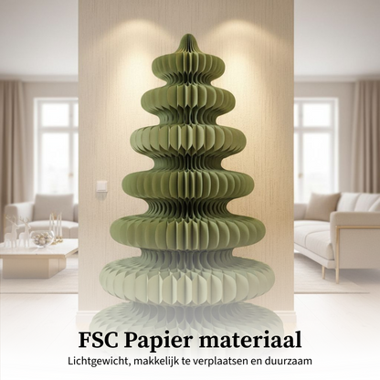 Kerstboom papier 212 cm groen