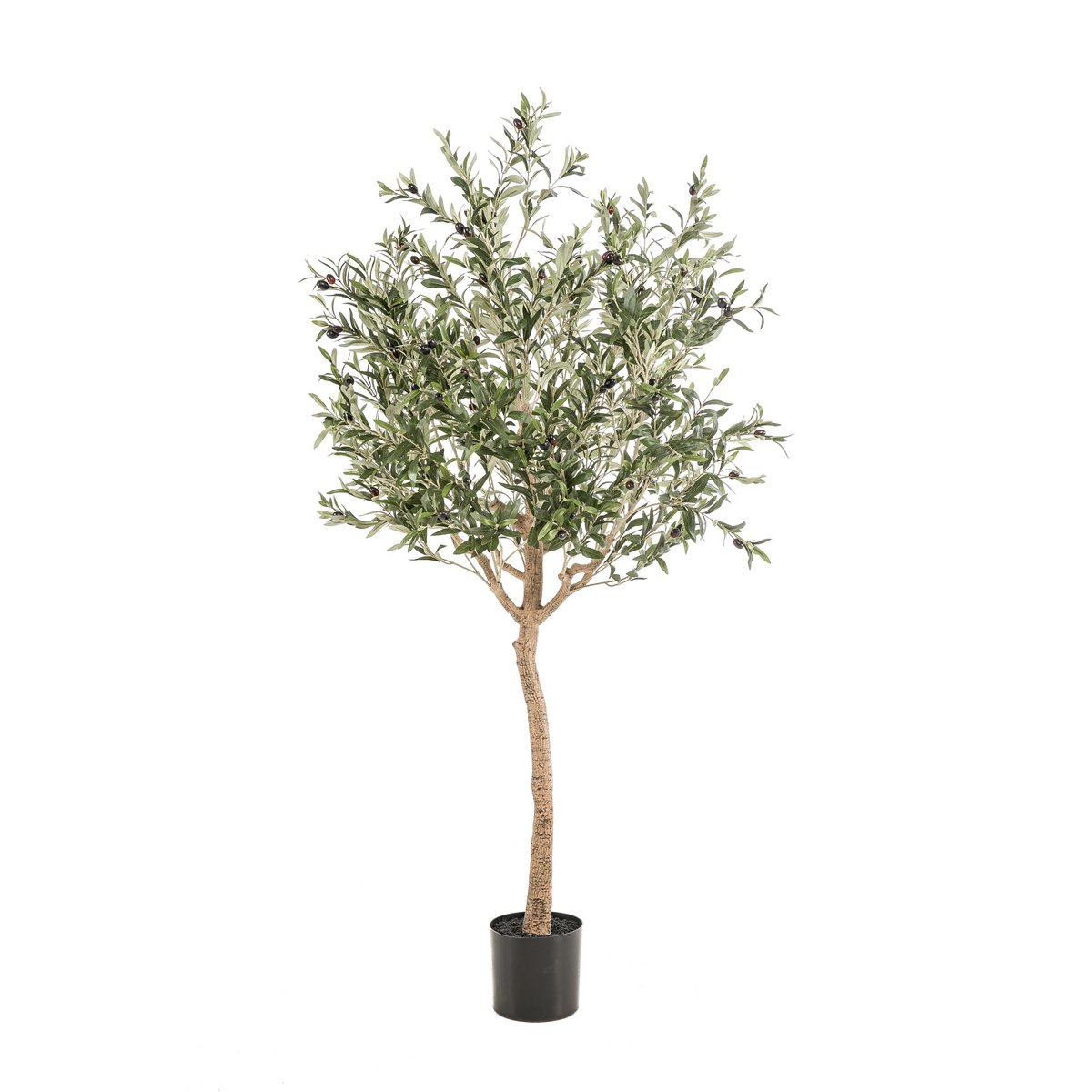 Kunst Olijfboom 180 cm groen zilver