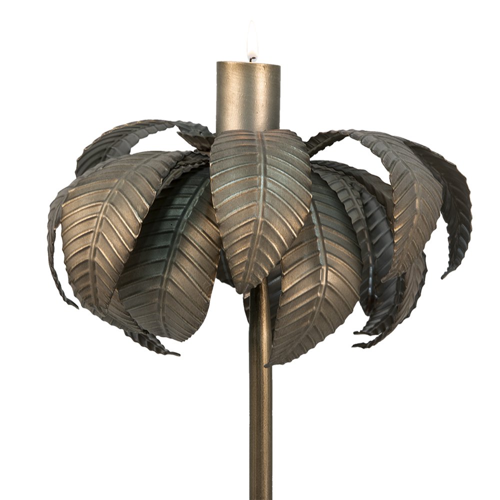 Kandelaar 67 cm zilverkleurig ijzer