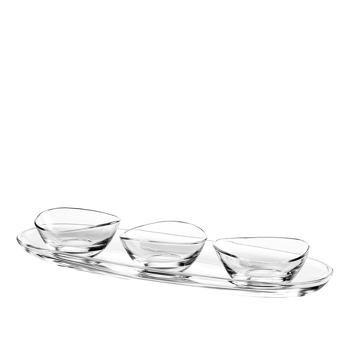 Aperitiefset 3 kopjes op plateau 41 cm