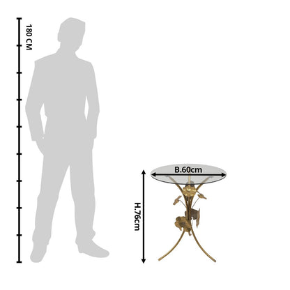Bijzettafel Ø 60x76 cm
