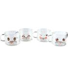 Mokken set 4 stuks 500 ml glas transparant