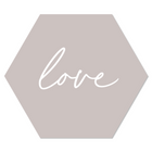 Wall hexagon love stone