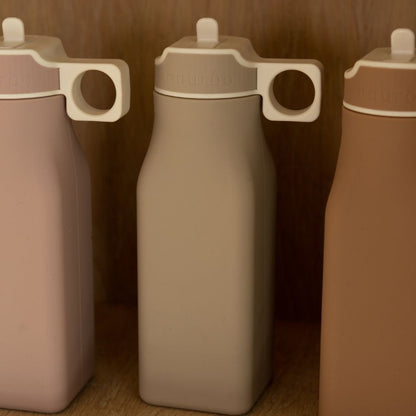 Lindi siliconen drinkfles 450 ml chocolademout