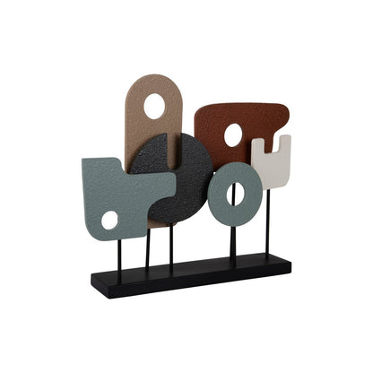 Large abstract art statue