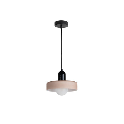 Hanglamp glas 25 cm mat zwart