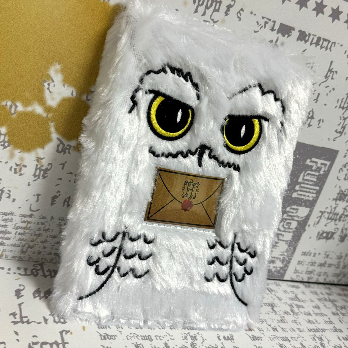 Harry Potter - Plush Notebook Set "Hedwig"