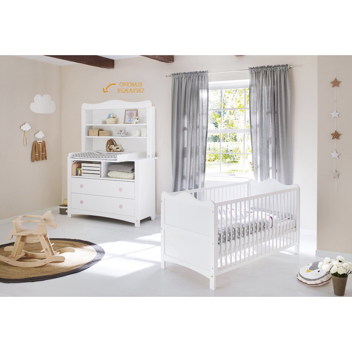 Babykamer 3-delig Florentina wit