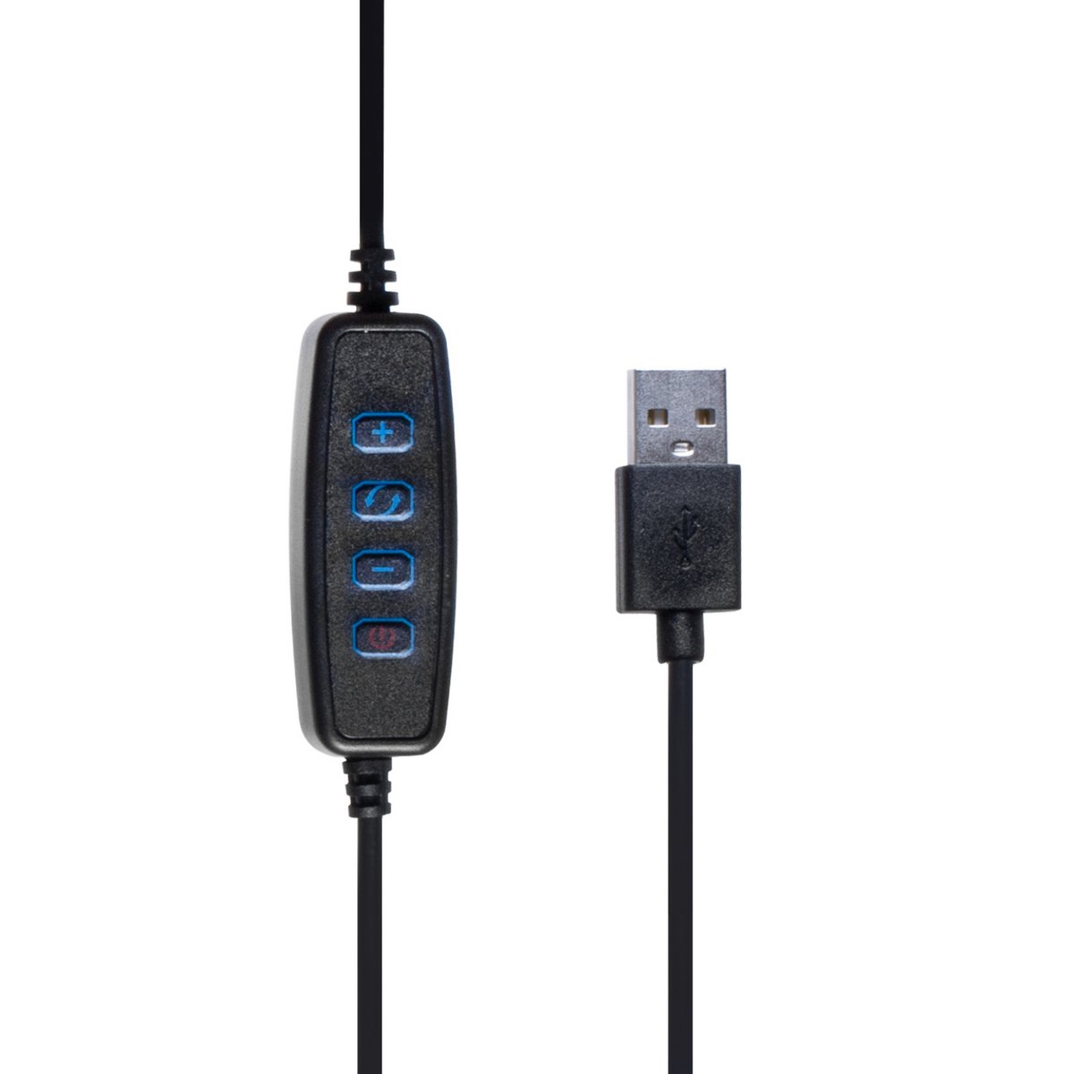 LED ringlamp met smartphonehouder 15x8x19 cm