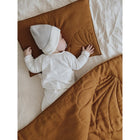 Linen shell children's duvet cover set "Caramel" Large size