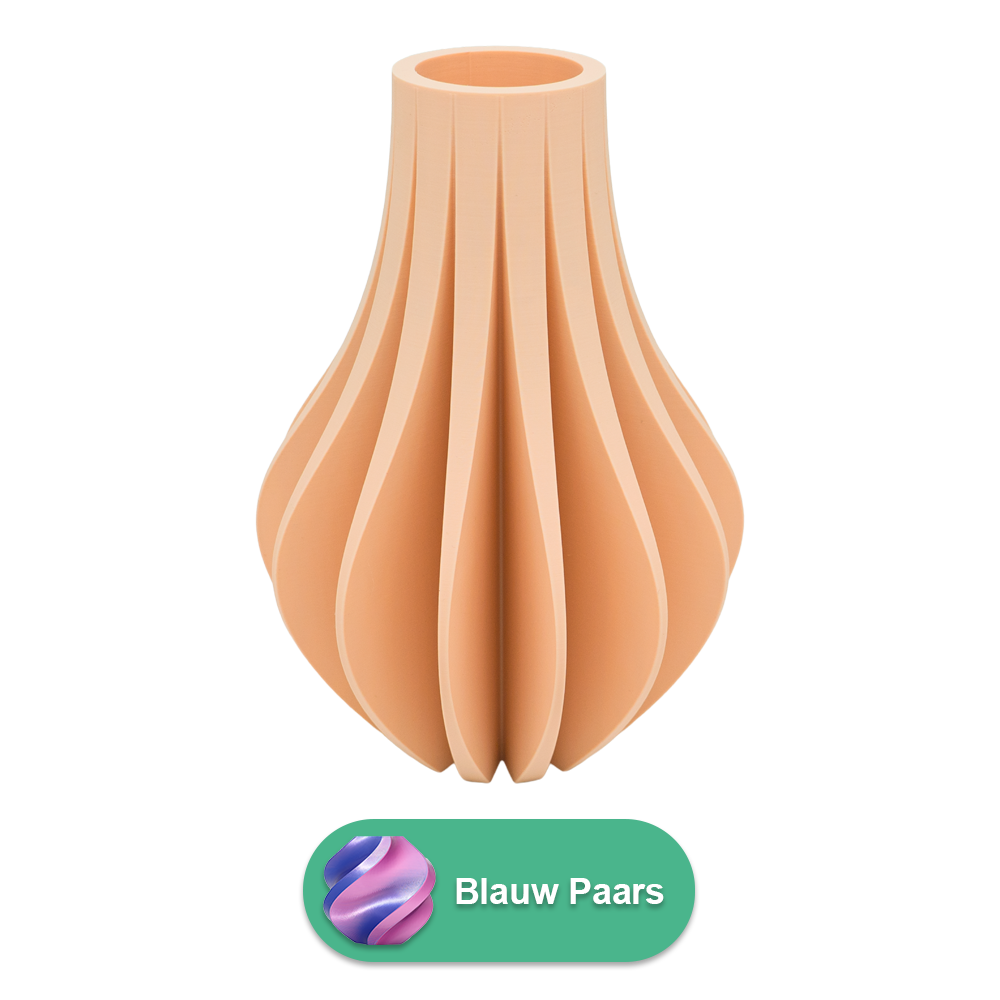 Aventa 3D vaas - 3D geprinte vaas - Duurzaam PLA - Geschikt voor kunstbloemen