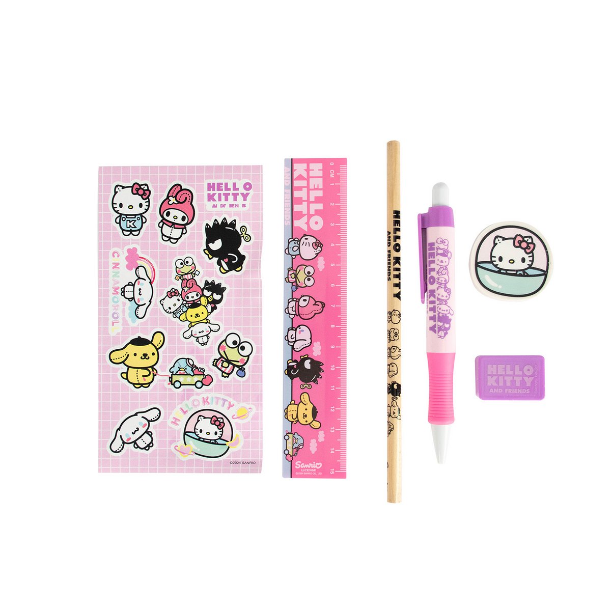 Briefpapier set 6 delen Hello Kitty