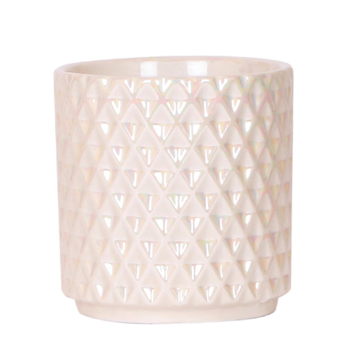 Sierpot Travertin Ø9 cm Diamond Pearl