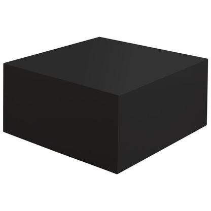 Salontafel 60x60x30 cm hoogglans zwart MDF