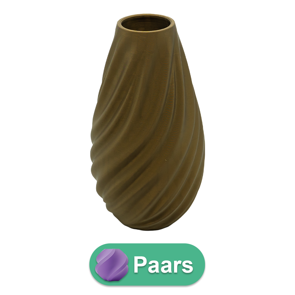 3D vaas PLA 30 cm zwart