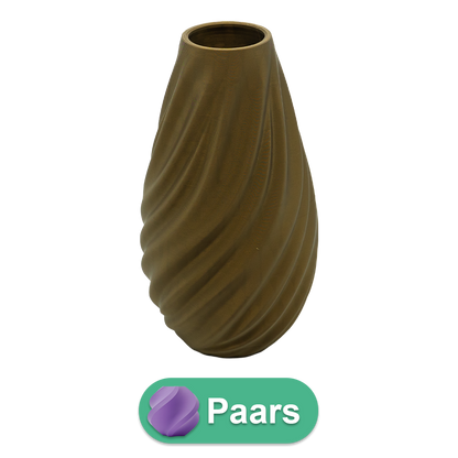 3D vaas PLA 30 cm zwart
