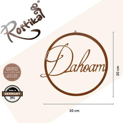 Dahoam Loop in a metal ring as wall decoration Boho window decoration |