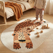 CLEO children's rug small leopard