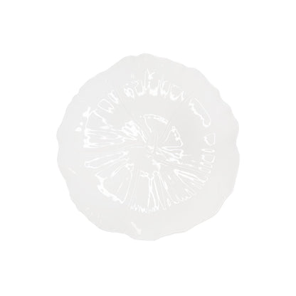 Bloemplaat 30 cm wit porselein