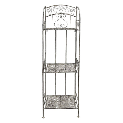 Opbergrek 34x29x112 cm grijs ijzer