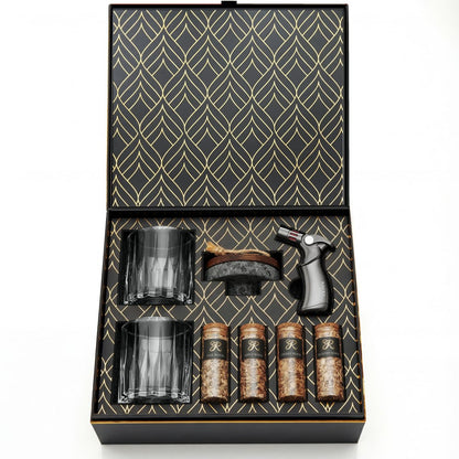Whiskey cocktail smoker kit met houtsnippers