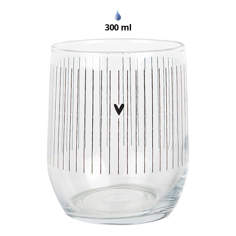 Waterglas 300 ml transparant glas hart