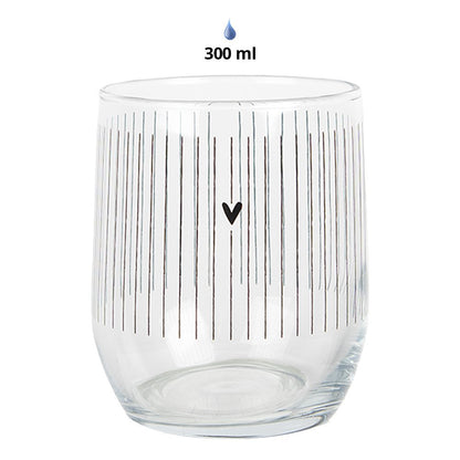 Waterglas 300 ml transparant glas hart