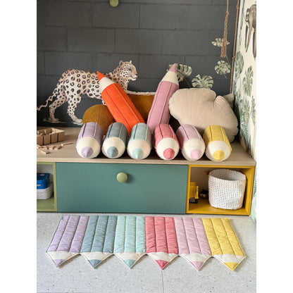 Crayon Speelmat Rainbow Terug Naar School Decor Kinderkamer