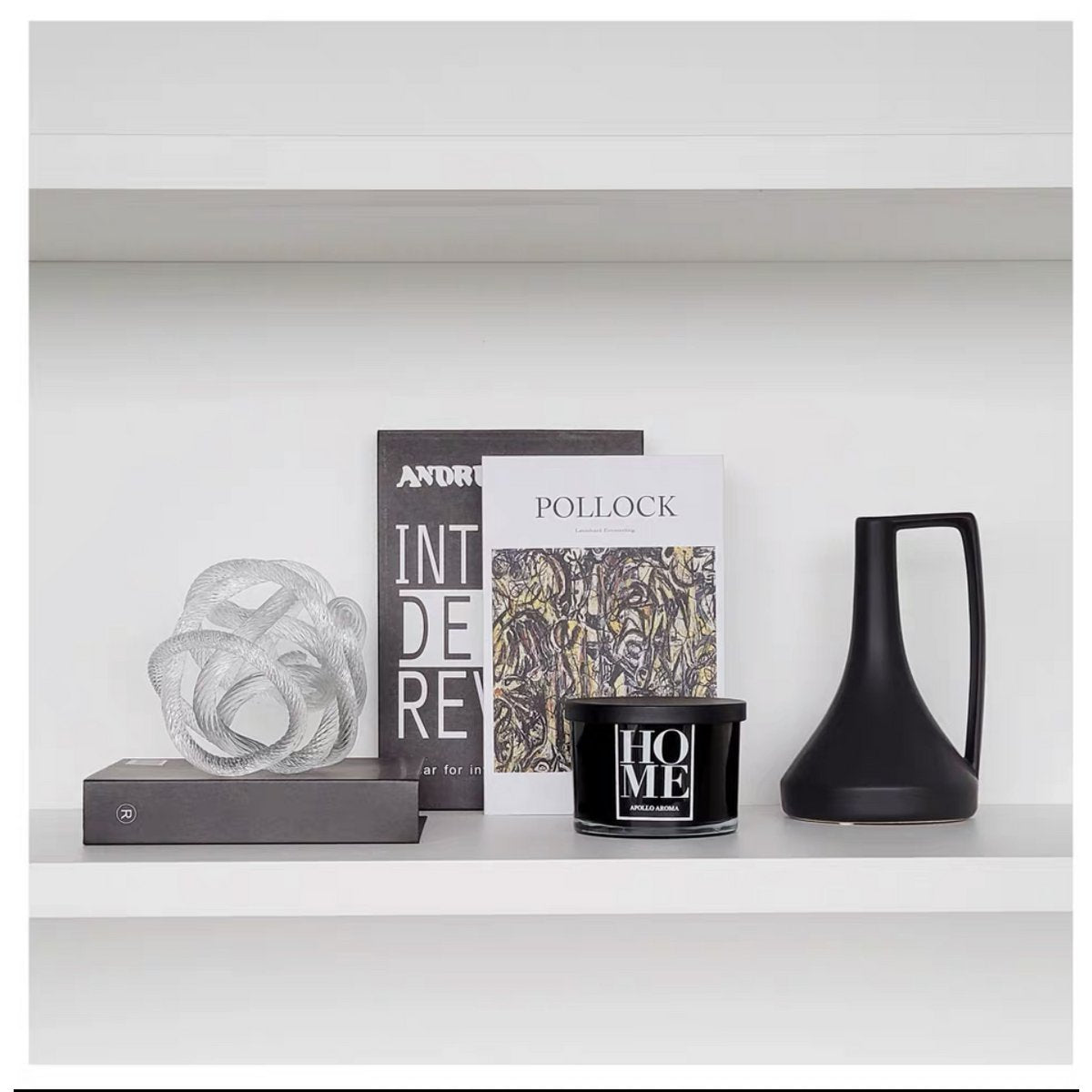 Groot Geknoopt Glassculptuur L Diameter 20 Cm Interieur