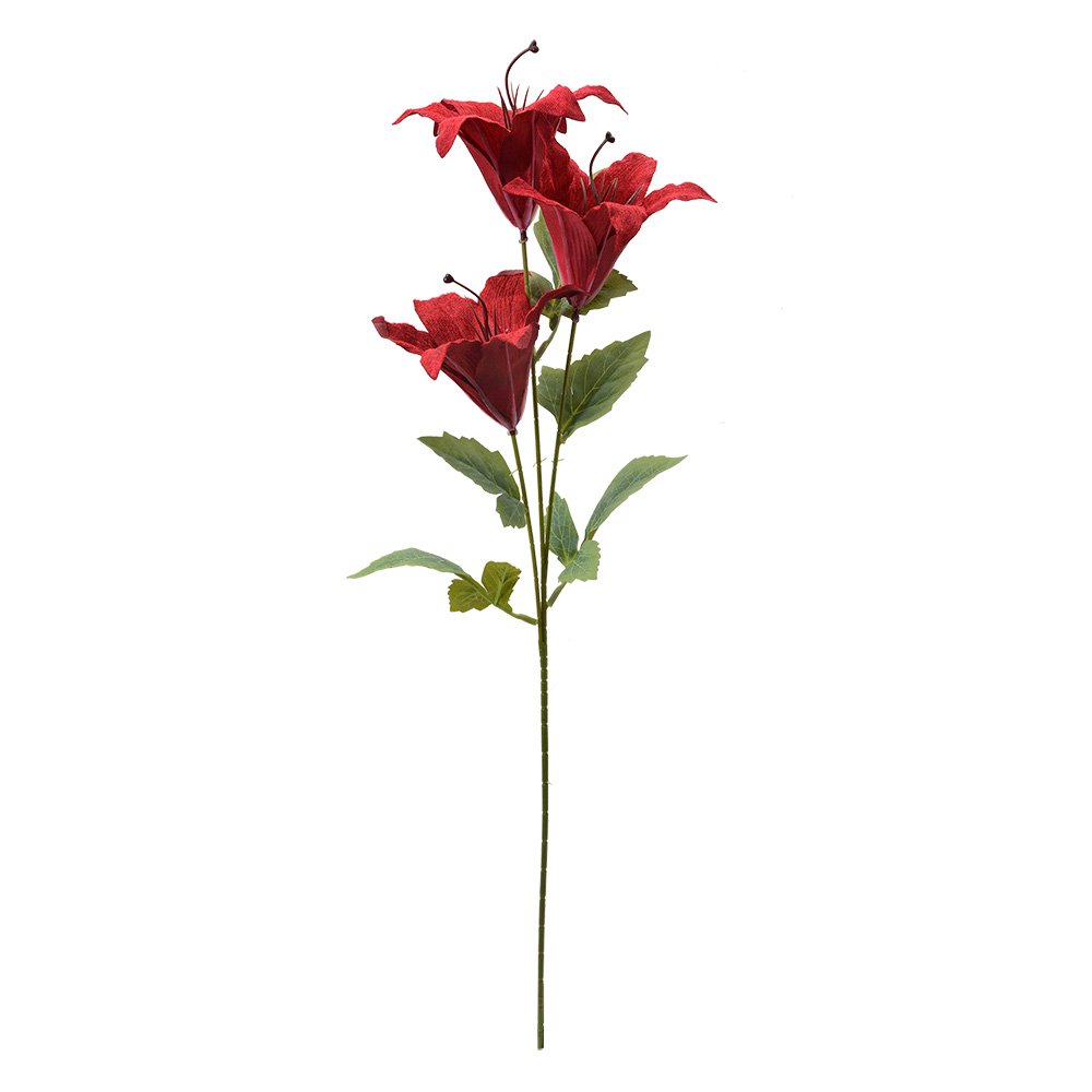 Kunstbloem 72 cm Rood Kunststof