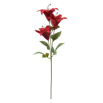 Kunstbloem 72 cm Rood Kunststof