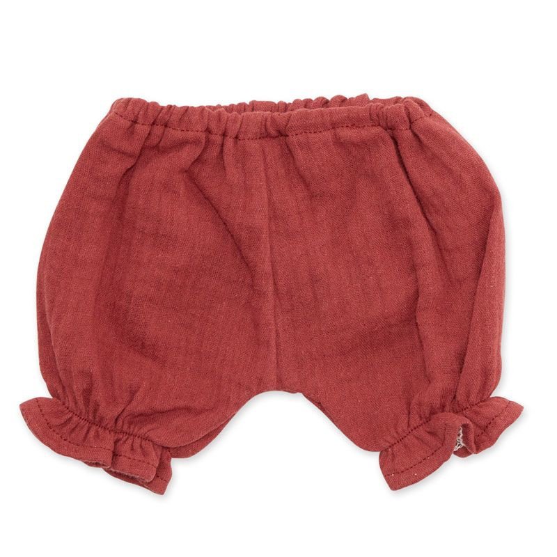 Knuffelpop broek 38-41 cm bordeaux