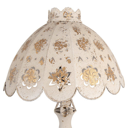 Tafellamp Ø 41x69 cm Beige Metaal