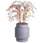 Plantenpot fiberstone grijs