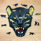 Houten legpuzzel Panter 102 onderdelen 31,1x28x0,5 cm berkenmultiplex