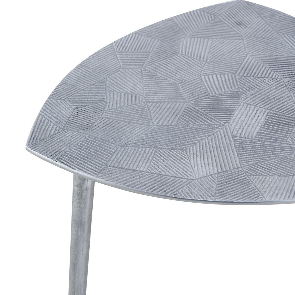 Aluminium Decoratieve Tafel Alster Driehoek 40x45x40 Cm