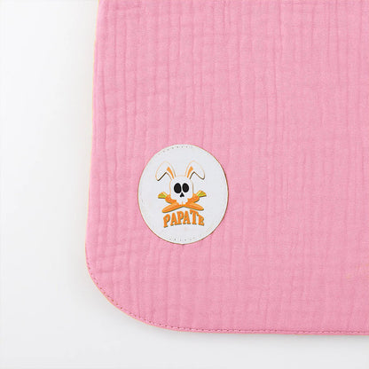 Organic cotton bib pink